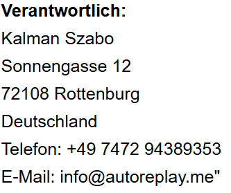 Kontaktinformationen
